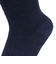 エアボーン（ARBN）ヒートクロス クルーソックス 引き揃え NVY/BLK 2足組 AB43AC1610 NVY25 防寒