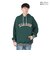 エクストララージ（XLARGE）STRIPED RIB スウェットフーディー 101234012006-GREEN