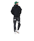 エクストララージ（XLARGE）CHENILLE スタンダード ロゴ スウェットフーディー 101234012009-BLACK
