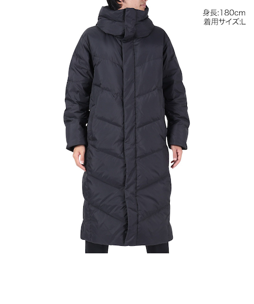 ヒートクロス ロング ダウン コート OT3F0047-TR857-GRTJ BLK