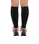 クー（Coo.）レッグウォーマー 厚地パイル 901Q3OK0326 BLK 防寒 吸湿発熱 保温 黒