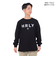 ハーレー（HURLEY）オーバーサイズ ブランドロゴ 長袖Tシャツ 23MLS2200001-BLK