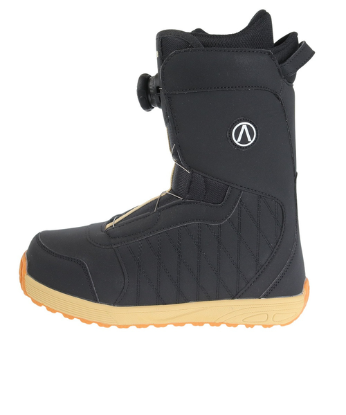 エアボーンスノーボードブーツ BOA NT A-TOP BLK おすすめ‼️ エアボーン（ARBN）スノーボードブーツ BOA NT A-TOP AB43WSB1550 BLK