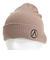 エアボーン（ARBN）EMB ニットキャップ ビーニー AR23FW-CAP003BEG ニット帽 フリーサイズ ベージュ