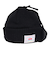 ニット帽 EAR MAFF ニットキャップ ビーニー SL23FW-HAT003BLK フリーサイズ 紐付き 耳当て付き 黒