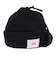 ニット帽 EAR MAFF ニットキャップ ビーニー SL23FW-HAT003BLK フリーサイズ 紐付き 耳当て付き 黒