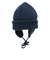 ニット帽 EAR MAFF ニットキャップ ビーニー SL23FW-HAT003NVY フリーサイズ 紐付き 耳当て付き 紺