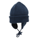 ニット帽 EAR MAFF ニットキャップ ビーニー SL23FW-HAT003NVY フリーサイズ 紐付き 耳当て付き 紺