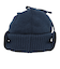 ニット帽 EAR MAFF ニットキャップ ビーニー SL23FW-HAT003NVY フリーサイズ 紐付き 耳当て付き 紺