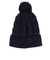 エアボーン（ARBN）ジュニア NATURE POM ニット帽 S AB43WC1573 NVY
