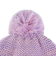 エアボーン（ARBN）ガールズ NATURE POM ニット帽AB43WC1574 PNK