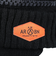 エアボーン（ARBN）ニット帽 ワークニットキャップ AR23FW-CAP001BLK フリーサイズ つば付き 黒