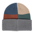 帽子 ニット帽 AT23 PATCHWORK GREY