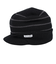 帽子 ニットキャップ バイザー AT23 VISOR BLACK