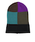 帽子 ニット帽 PATCHWORK AT23 BLACK