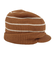 帽子 ニットキャップ バイザー VISOR AT23 BROWN
