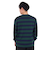 エクストララージ（XLARGE）COLLEGE LOGO STRIPED 長袖ボーダーTシャツ 101234011006-GREEN