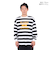 エクストララージ（XLARGE）COLLEGE LOGO STRIPED 長袖ボーダーTシャツ 101234011006-WHITE