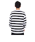エクストララージ（XLARGE）COLLEGE LOGO STRIPED 長袖ボーダーTシャツ 101234011006-WHITE