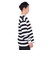 エクストララージ（XLARGE）COLLEGE LOGO STRIPED 長袖ボーダーTシャツ 101234011006-WHITE