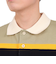 ストライプ長袖ポロシャツ 2321-00325-00360