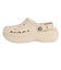 クロックス（crocs）サンダル BayaPlfmLnClog White 208708-11S-2023