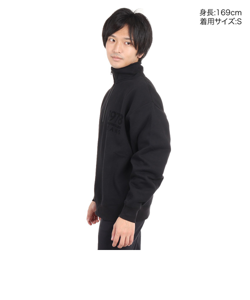  JEANS ( JEANS )1978 Flock ロゴ ハーフジップ スウェッ… 1978 Flock ロゴ ハーフジップ スウェットシャツ J324100｜スーパー