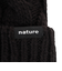 エアボーン（ARBN）ジュニア 帽子 ポンポン NATURE ニット帽 S AB43WC1573 BLK