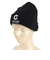 ジュニア ニット帽 刺しゅうカフワッチ CP3F0017-WA899-GRST BLK 子供 フリーサイズ 黒
