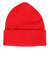 ジュニア ニット帽 刺しゅうカフワッチ CP3F0017-WA899-GRST RED