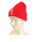 ジュニア ニット帽 刺しゅうカフワッチ CP3F0017-WA899-GRST RED