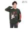 エクストララージ（XLARGE）BURNING MONSTER クルーネックニット 101234015002-GREEN