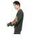エクストララージ（XLARGE）BURNING MONSTER クルーネックニット 101234015002-GREEN