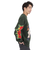 エクストララージ（XLARGE）BURNING MONSTER クルーネックニット 101234015002-GREEN