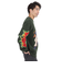 エクストララージ（XLARGE）BURNING MONSTER クルーネックニット 101234015002-GREEN
