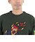 エクストララージ（XLARGE）BURNING MONSTER クルーネックニット 101234015002-GREEN