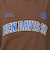 ベンデイビス（BEN DAVIS）カレッジ ブラッシュド 長袖Tシャツ 24380023-32BRW