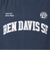 ベンデイビス（BEN DAVIS）カレッジ ブラッシュド 長袖Tシャツ 24380023-60NAV