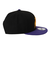ニューエラ（NEW ERA）帽子 9FIFTY フェニックス・サンズ ブラック パープルバイザー キャンプ 13704982 帽子
