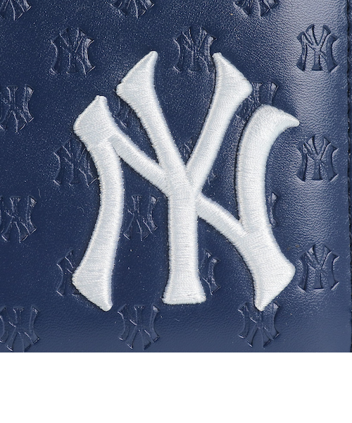 MLB 長財布 ニューヨークヤンキース ロゴ型押し YK-1406P-02
