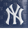 MLB 長財布 ニューヨークヤンキース ロゴ型押し YK-1406P-02-NAVY