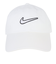 ナイキ（NIKE）帽子 クラブ アンストラクチャード スウッシュ キャップ 白 S-Lサイズ FB5369-100 ランニング ジョギング スポーツ 運動