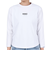 長袖Tシャツ ロンT HIKE RE23FUK5610003 WHT ホワイト 速乾