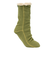 クルー丈ソックス 履くフリース 2275-44LGRN