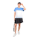 ルコックスポルティフ（lecoqsportif）テニスウェア レディース プリーツゲームスコート QTWXJE01 BK