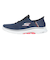 スケッチャーズ（SKECHERS）ウォーキングシューズ スリップインズ ゴーウォーク7 フリーハンド2 ネイビー 216648-NVRD スニーカー ハンズフ…