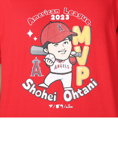 野球ウェア 大谷翔平 MVP記念 2023 イラスト Tシャツ エンゼルス