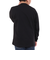 ニューバランス（new balance）吸水速乾 Linear logo 長袖Tシャツ ABT45059BK