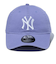 ニューエラ（NEW ERA）キャップ 9TWENTY ニューヨーク・ヤンキース ラベンダー×ホワイト 60546696 大きいサイズ