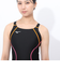 ミズノ（MIZUNO）競泳水着 レディース 水泳 ハーフスーツ マスターズバック WA承認モデル 黒 S-3Lサイズ N2MGB24590 公式大会使用可 撥…